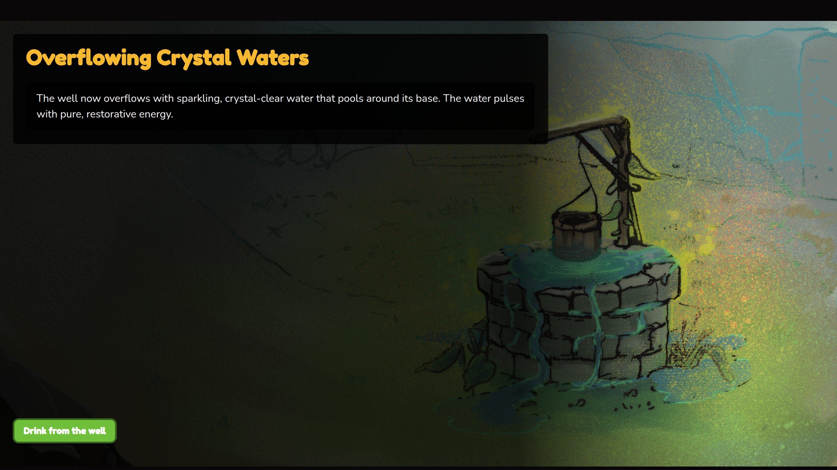 Neutral encounter — the Wishing Well restored